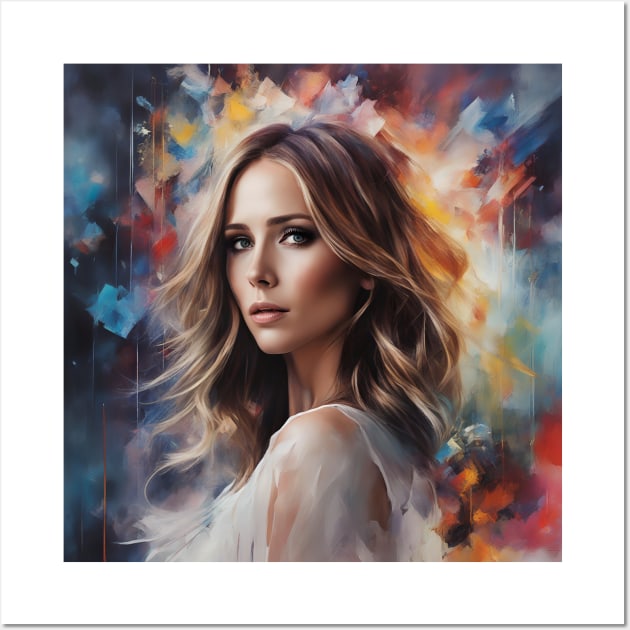 Beauty of  Jennifer Love Hewitt Wall Art by bogfl